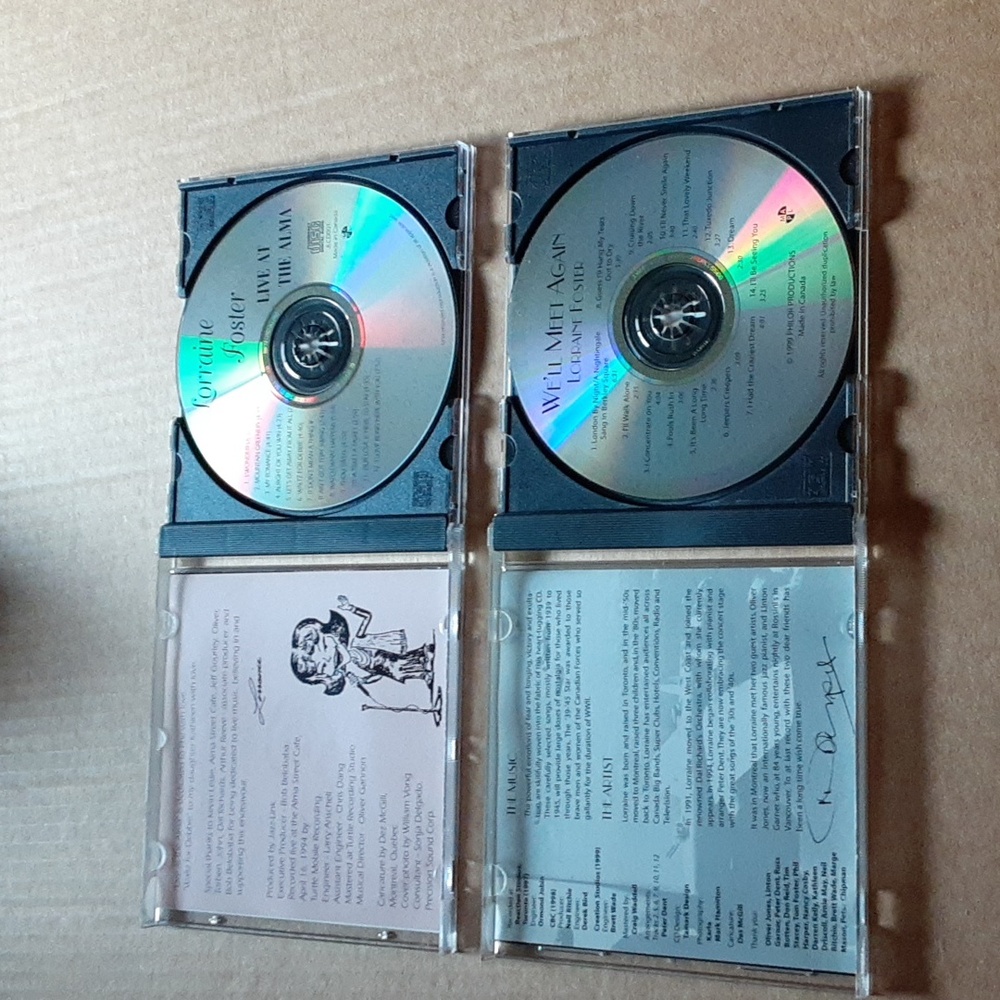 Lorraine Foster Music CDs x 2